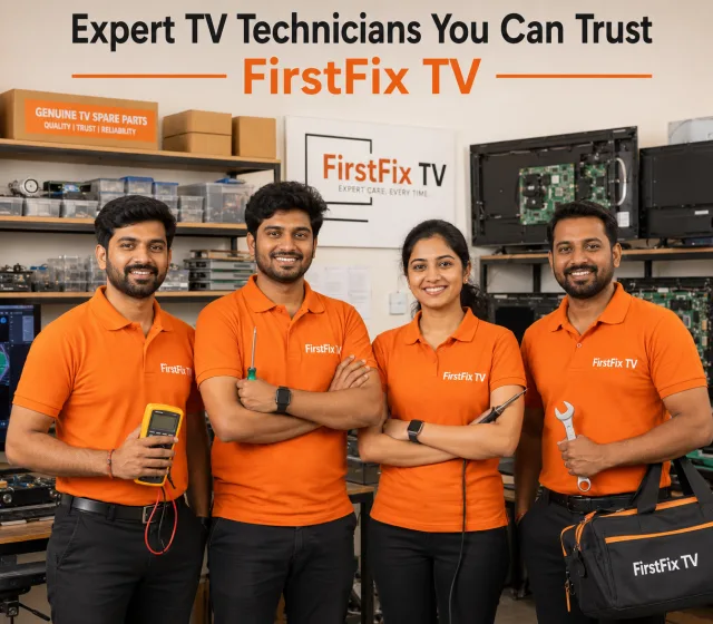 The FirstFix TV technician team in Mumbai