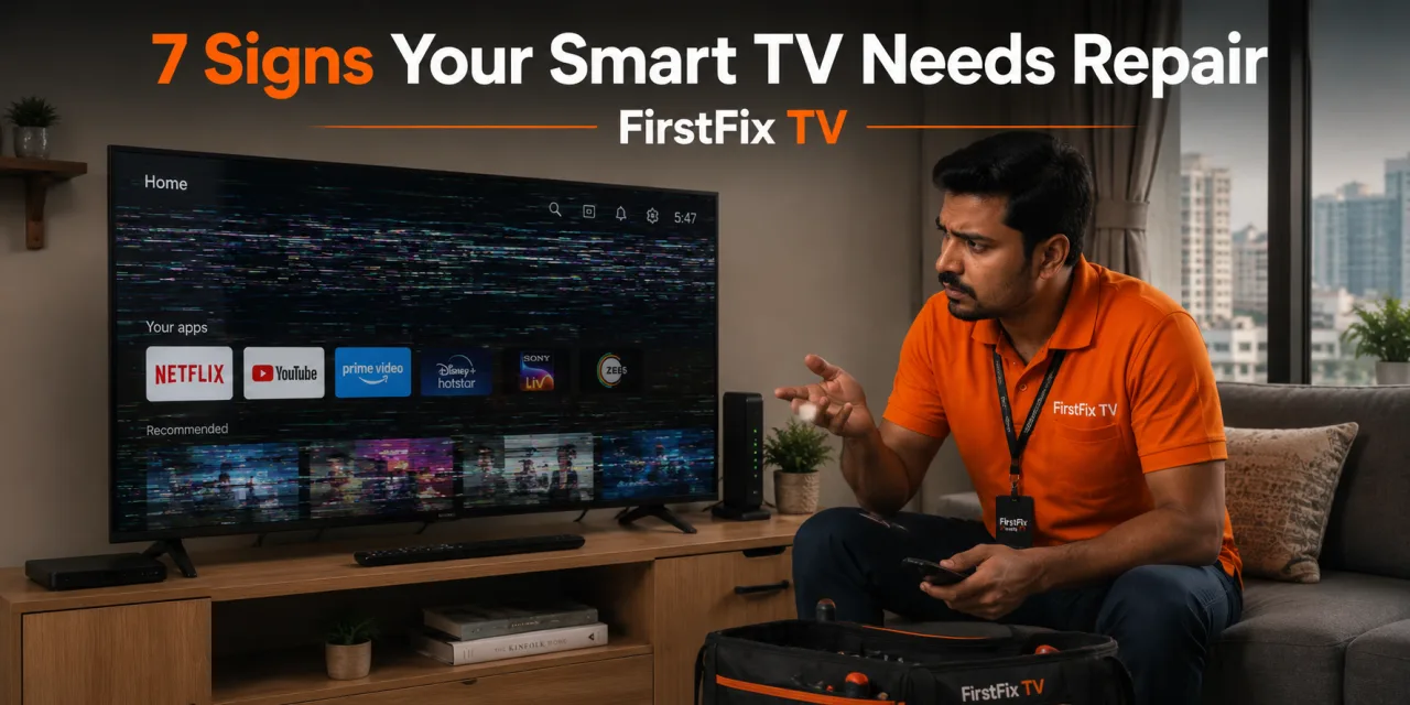 7 Signs Your Smart TV Needs Professional Repair
