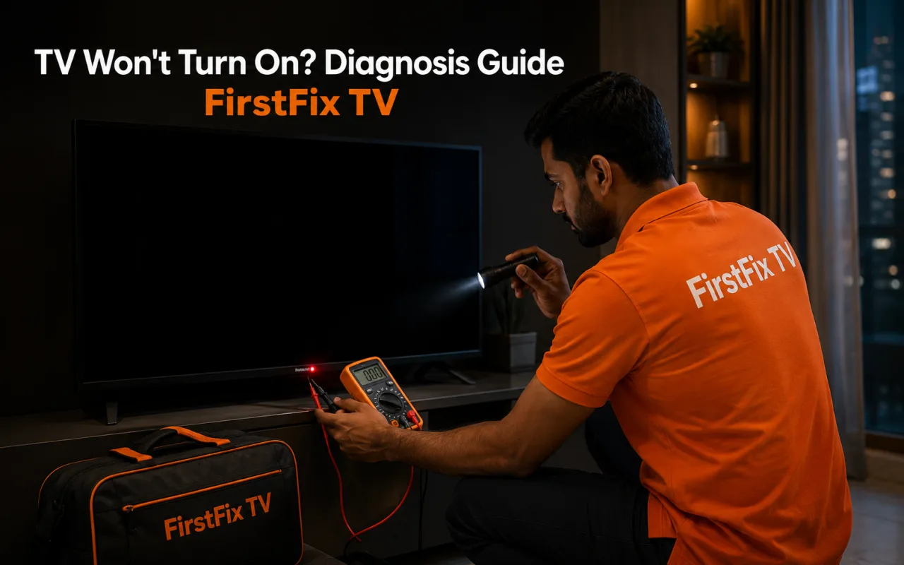 TV Won’t Turn On? A Step-by-Step Diagnosis