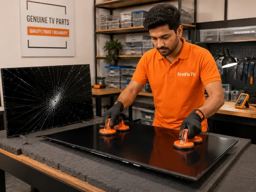 Cracked Screen Replacement — FirstFix TV Mumbai